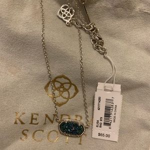NWT Kendra Scott Elisa Druzy necklace
